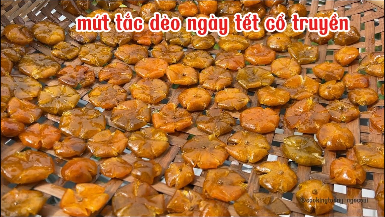 mứt tắc dẻo hoa mai ngày tết, cách làm mứt tắc dẻo@cookingtoday_ngocvui #comedy #fyp#food  