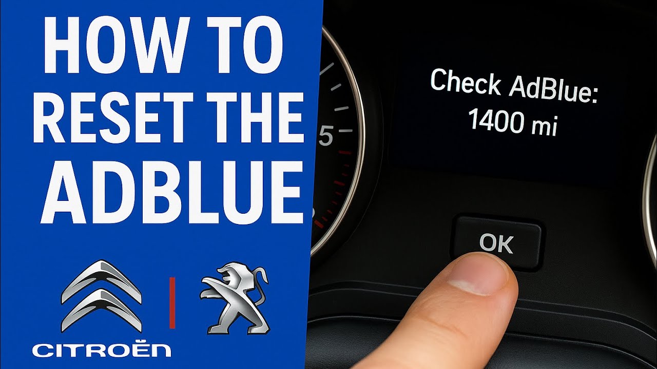 Peugeot / Citroen PSA AdBlue Reset Tutorial – Step-by-Step with Autel Diagnostic
