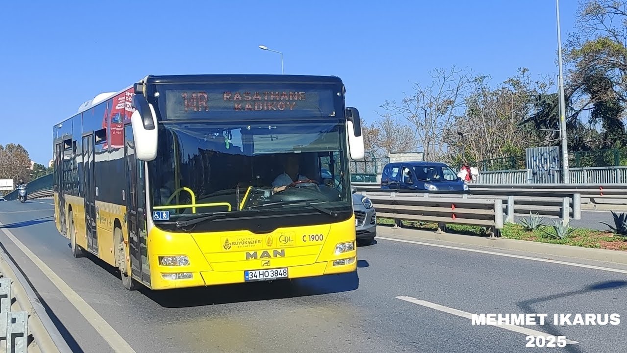 İstanbul ÖHO|MAN Lion's City A21 NL293|C-1900|14R|Gürültülü Voith eşliğinde Seyir