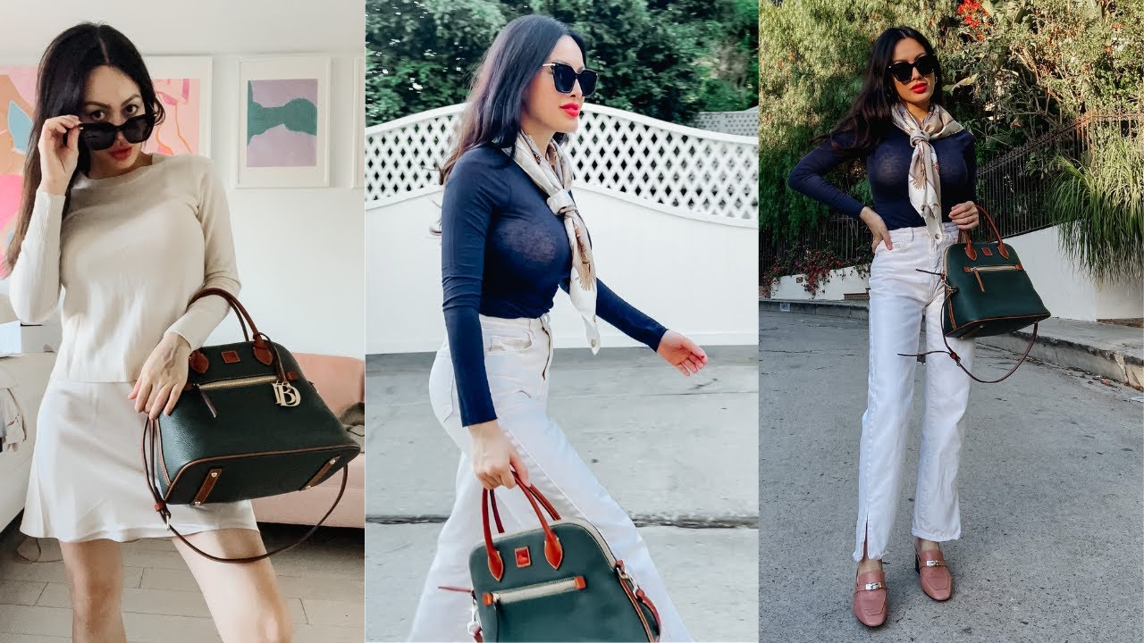 IS DOONEY & BOURKE BETTER THAN CHANEL?! | Dooney & Bourke Pebble Grain Large Domed Satchel Review