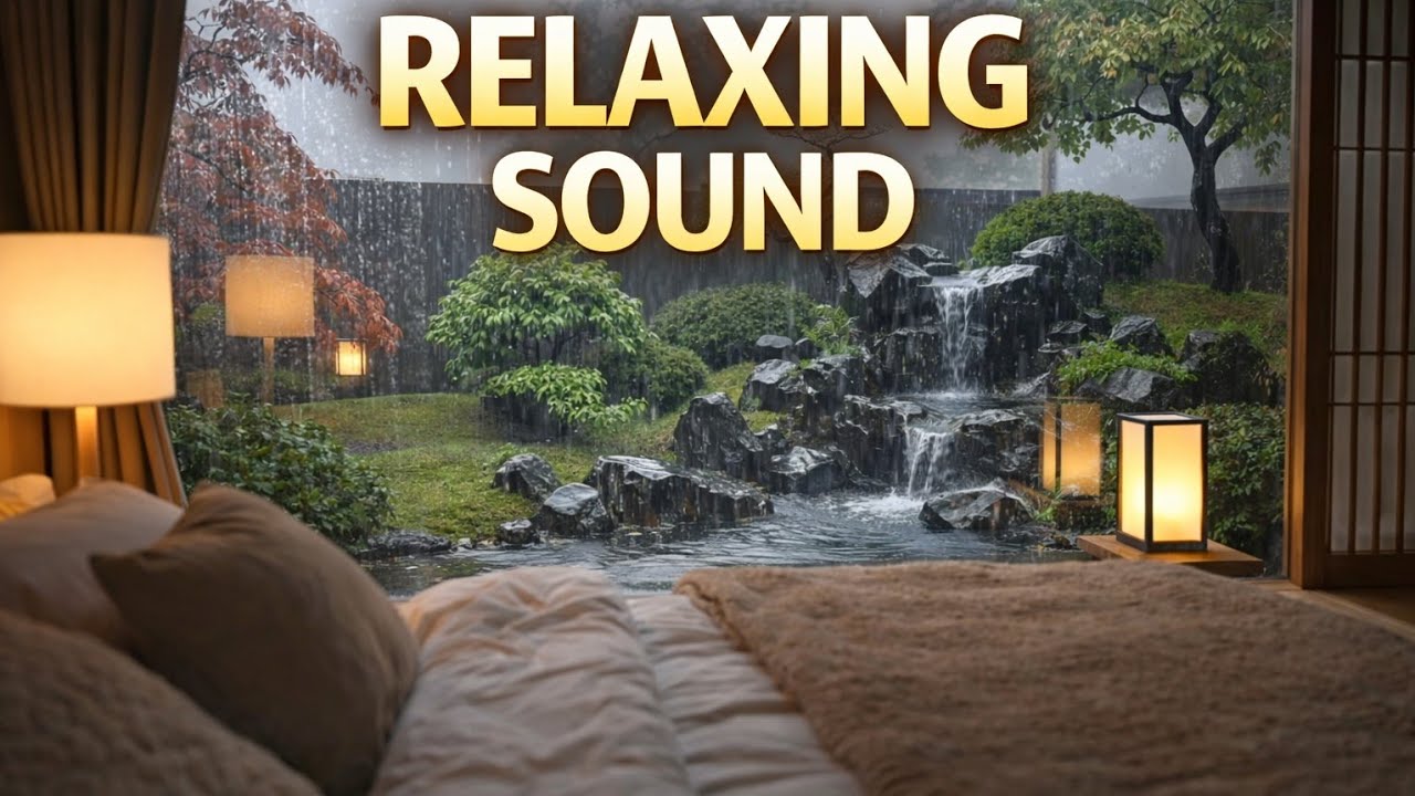 Rain Sounds for Anxiety Relief | Calm Urban Rain Ambience ( No Music )
