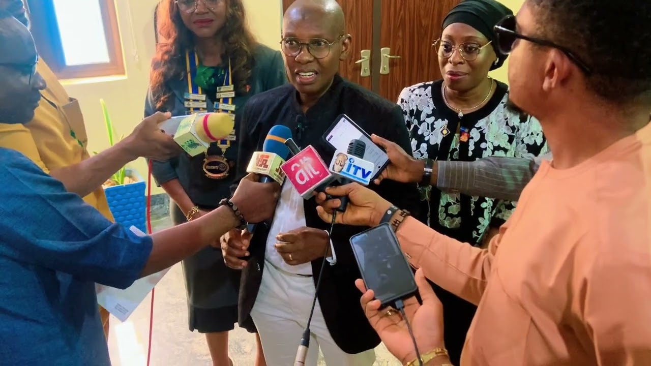 DGE Sikiru Adetona Owonikoko interview with members of press