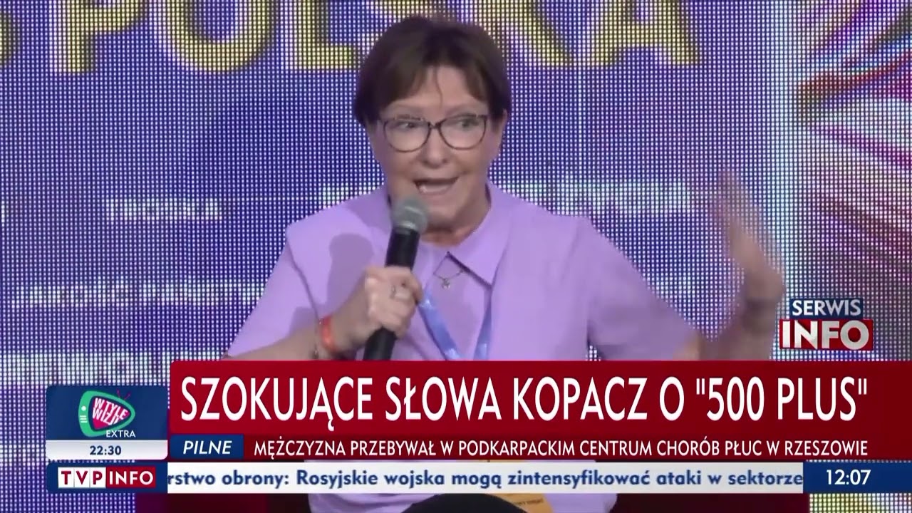 Szokujące słowa Ewy Kopacz o programie 500 plus