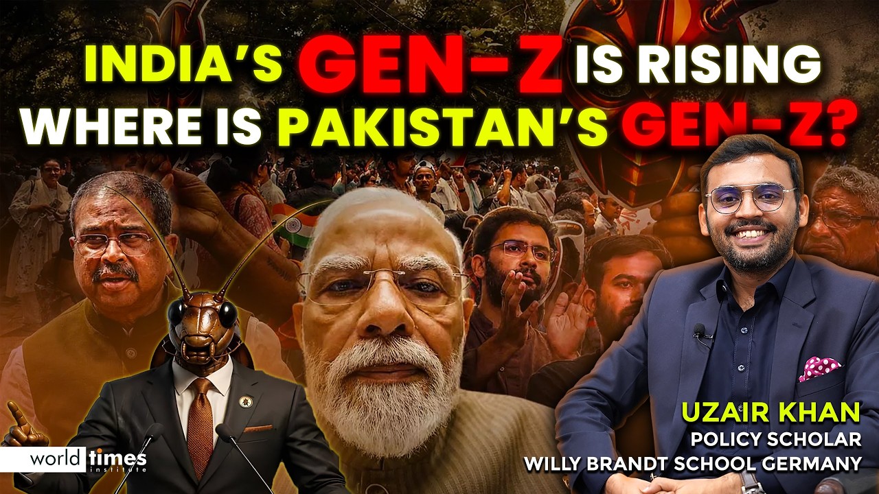 India&rsquo;s Gen Z Is Rising&mdash;Where Is Pakistan&rsquo;s Gen Z? | Cockroach Janta Party | #genz  #cjp  #IndiaGenZ