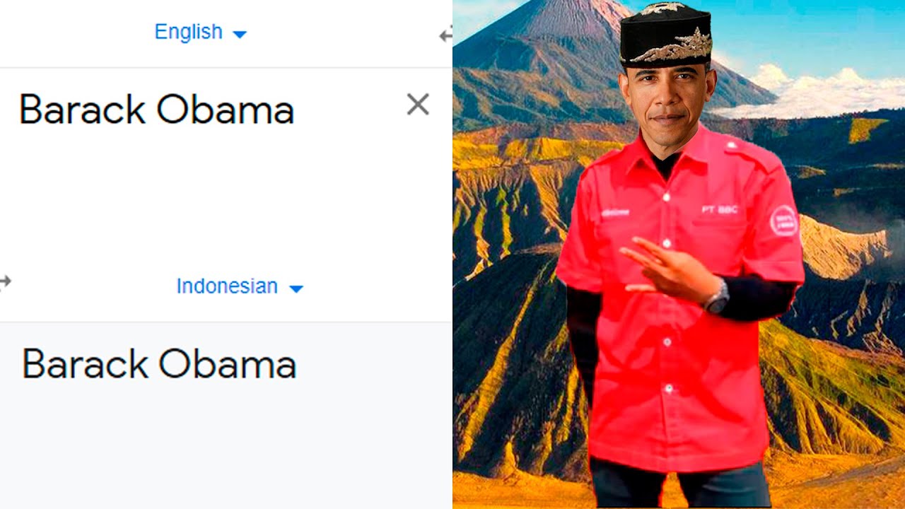 Barack Obama in different languages meme (Part 2)