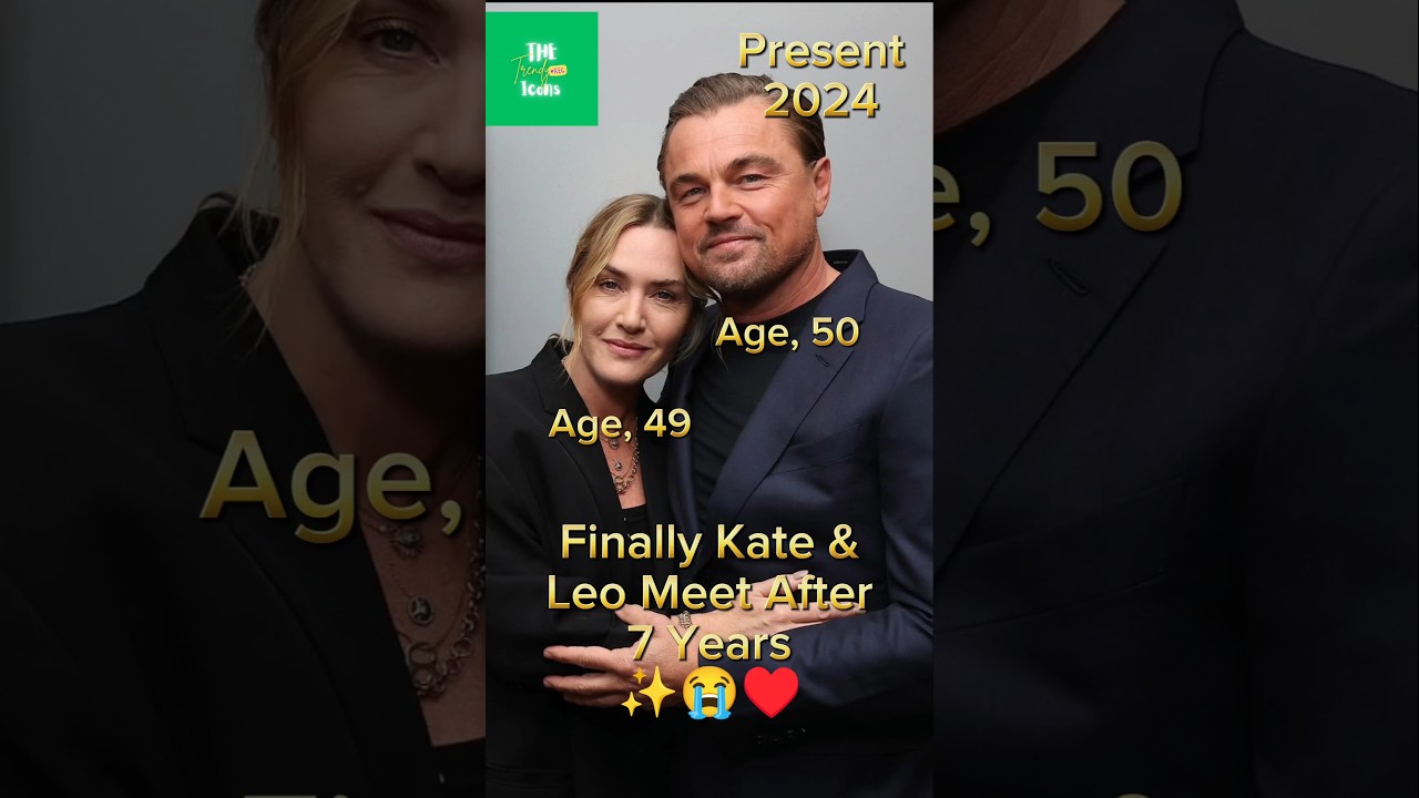 Kate & Leo Titanic&rsquo;s duo reunited after 7 years ❤️✨ #leonardodicaprio #katewinslet #titanic