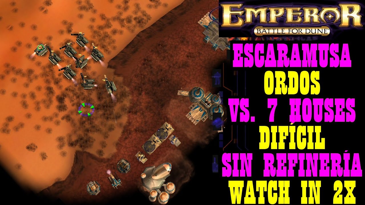 EMPEROR: SKIRMISH, VS. 7 HARD AI & NO REFINERY (2-2) │ Gameplay by ClarkKane