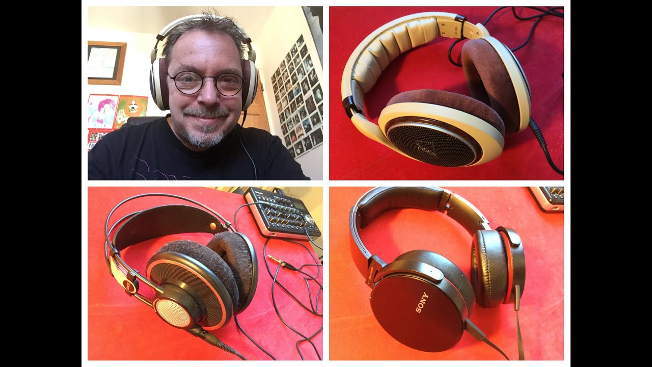 Headphone Review, Sennheiser HD 598, AKG K702, Sony MDR-XB950