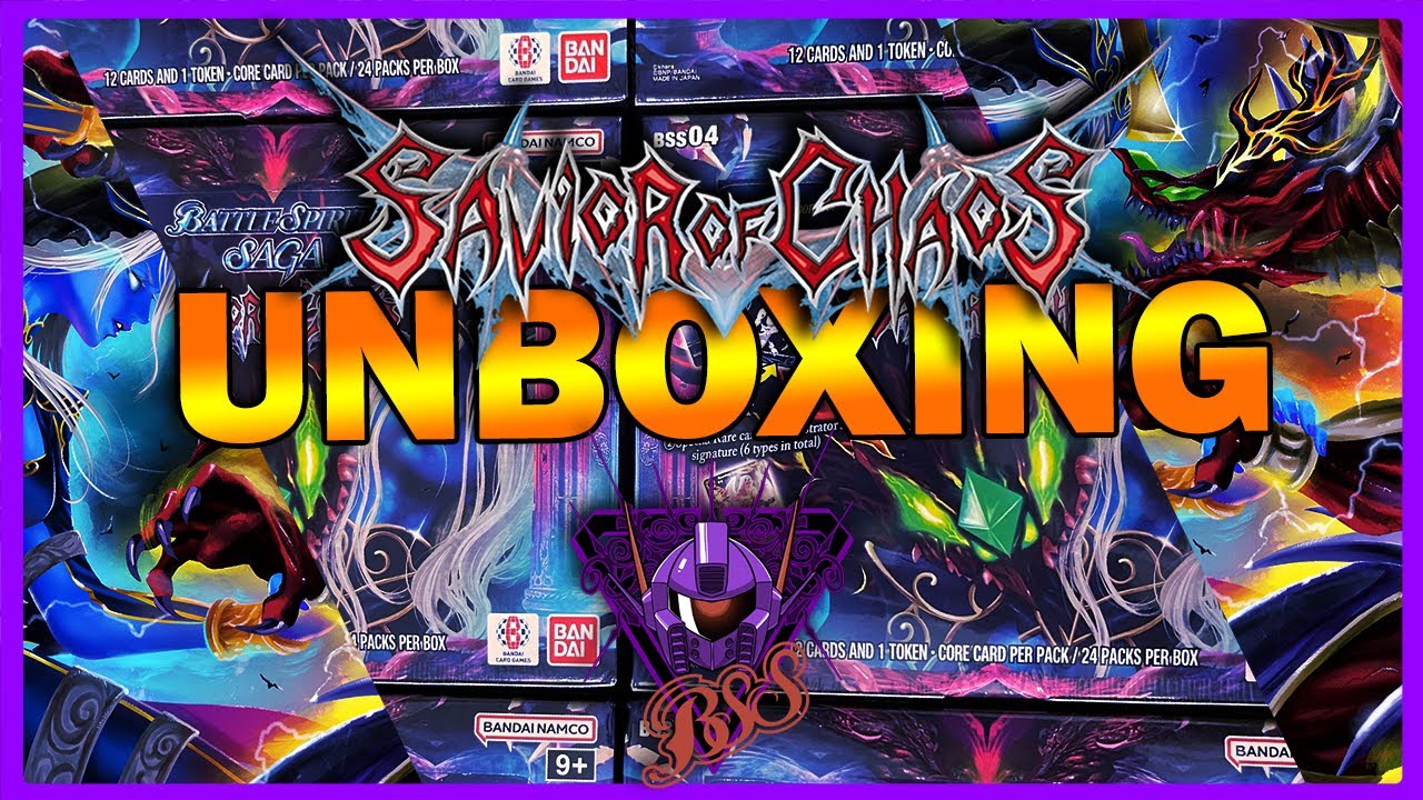 SAVIOR OF CHAOS - UNBOXING 9 | Battle Spirits Saga TCG