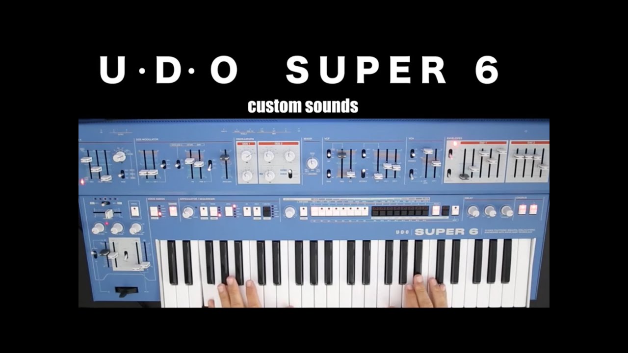 UDO Super 6 custom patches