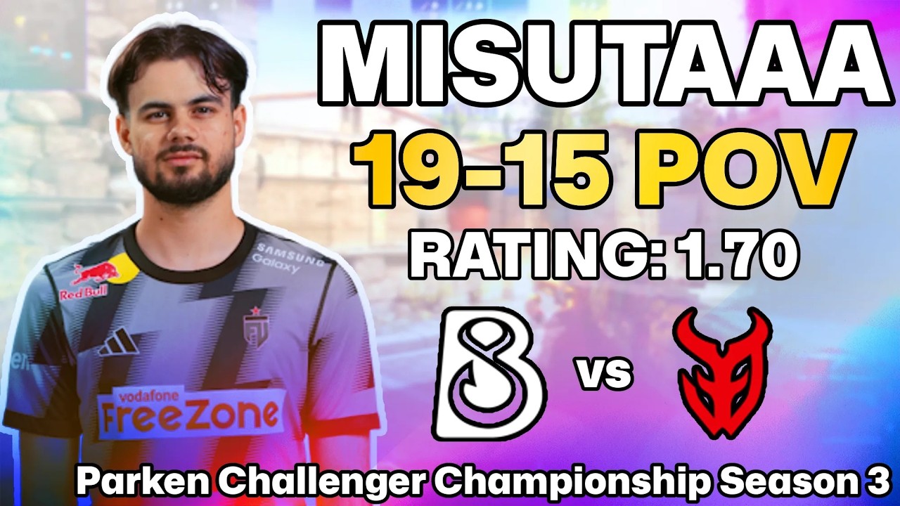 MISUTAAA 19-15 POV vs B8 (Inferno) | Parken Challenger Championship Season 3