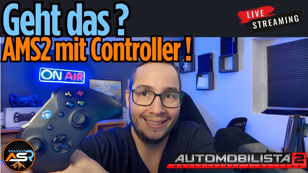 Ich bin zurück! Der erste Stream nach der Knie-OP im ASRacing Test Zentrum!