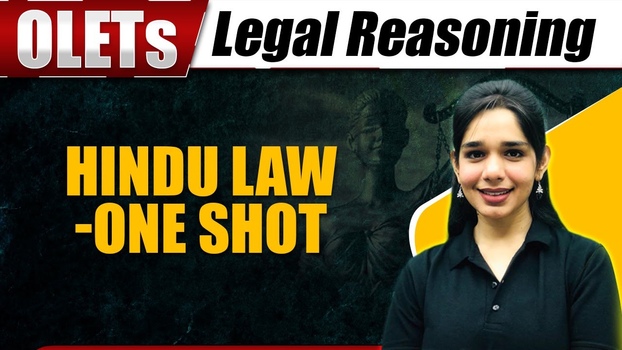 Legal Reasoning | Hindu Law- One Shot | Other Law Entrance Tests (OLETs)