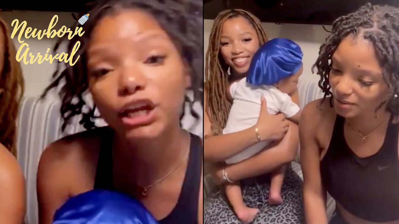 Halle Bailey Talks About Chloe's Reaction When She 1st Told Her She Was Preggo! 😱