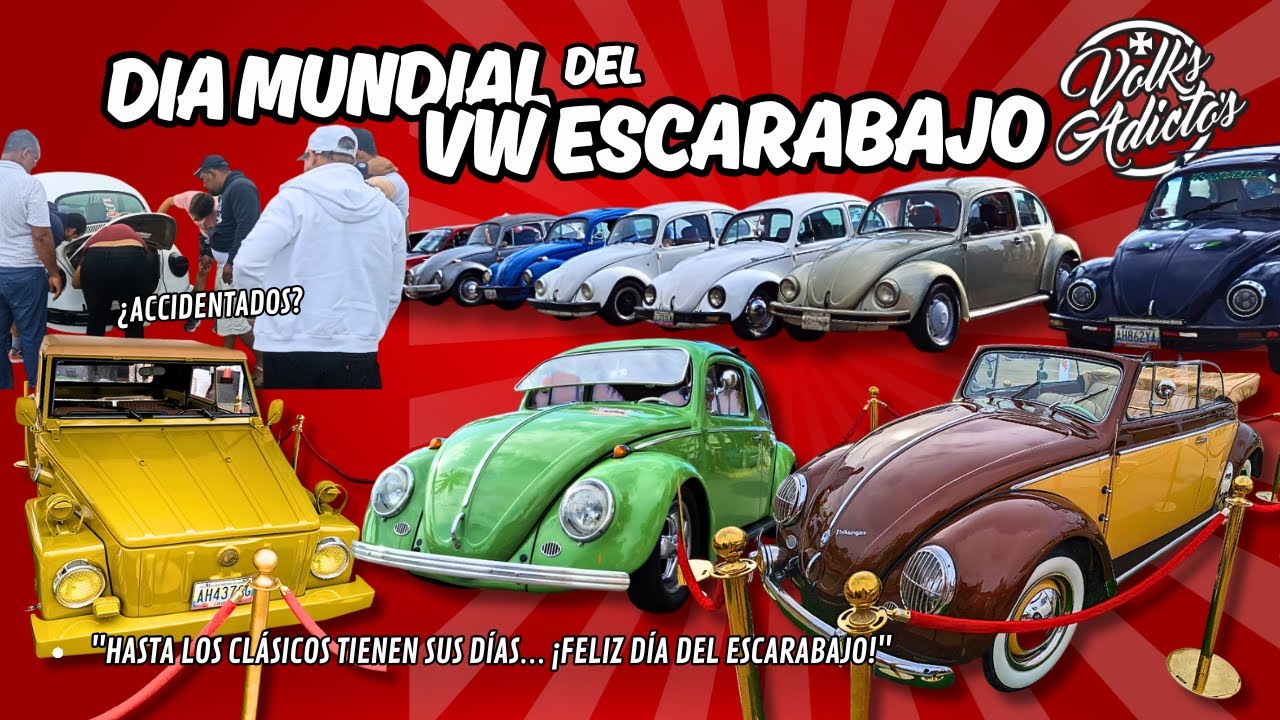⛱️🚗 ¡Así CELEBRAMOS el DÍA DEL VW! Playa, Caravana y Autos QUE SON HISTORIA -VOLKSADICTOS
