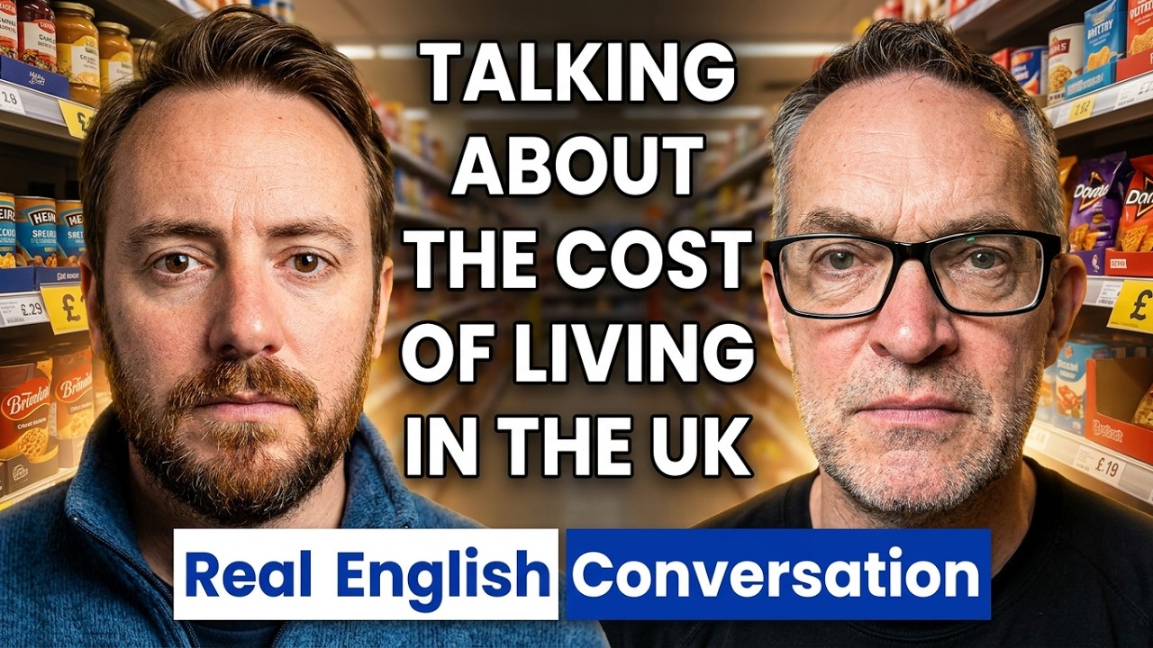 Talking about the Cost of Living in the UK | Real British English Conversation