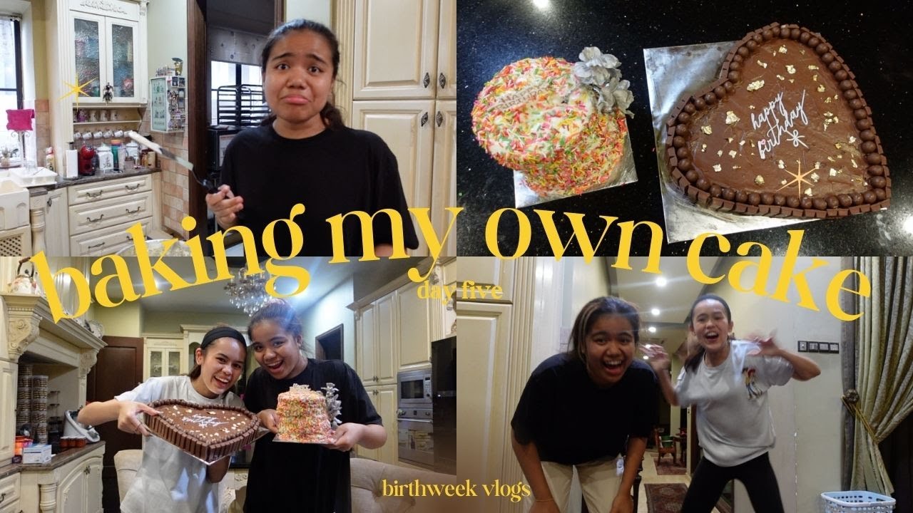 BAKING MY OWN BIRTHDAY CAKE!!!