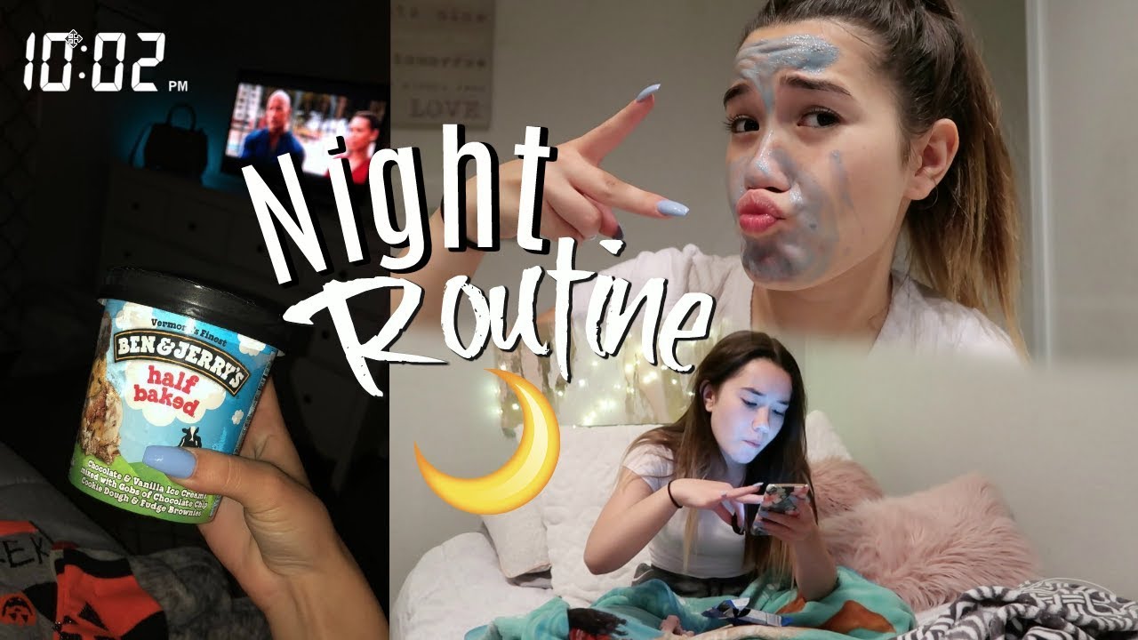 My High School Night Routine 2018 - How To Get Rid of Acne Scars + Homework + Relaxing
