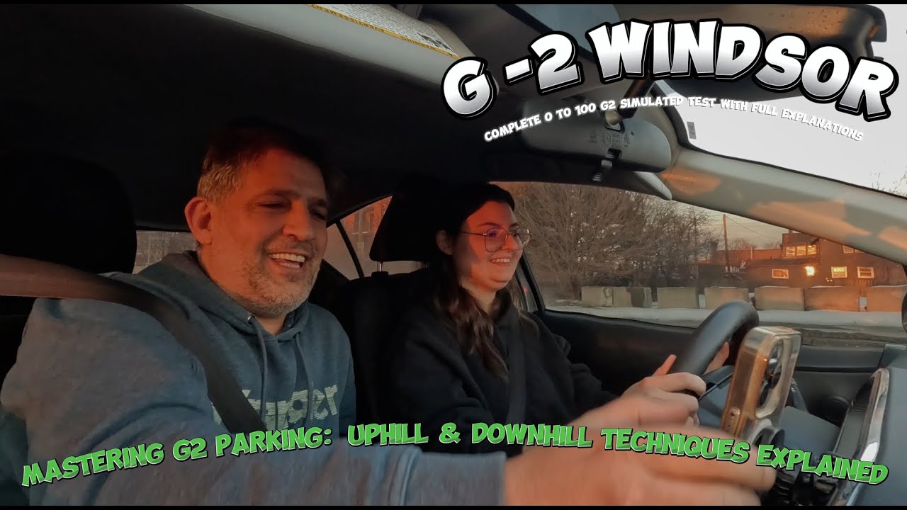 Ultimate G2 Driving Test Simulation | Uphill & Downhill Parking Explained!