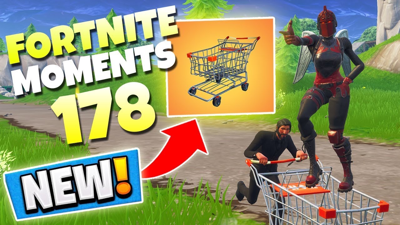 *NEW* SHOPPING CART UPDATE IS HILARIOUS! (SECRET DISCO ROOM) | Fortnite Best & Funny Moments Ep. 178