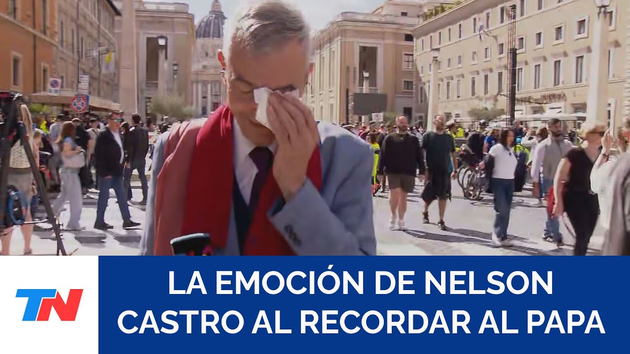 Nelson Castro rompió en llanto al recordar la conmovedora entrevista con el Papa Francisco