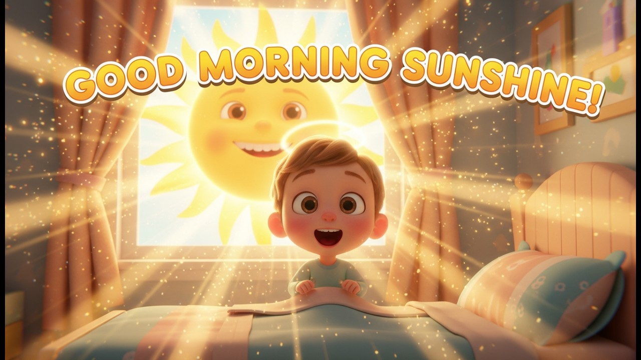 Morning Routine Song for Kids | Good Morning Sunshine 🌼🌞 | WigglyWoo Nursery Rhymes |