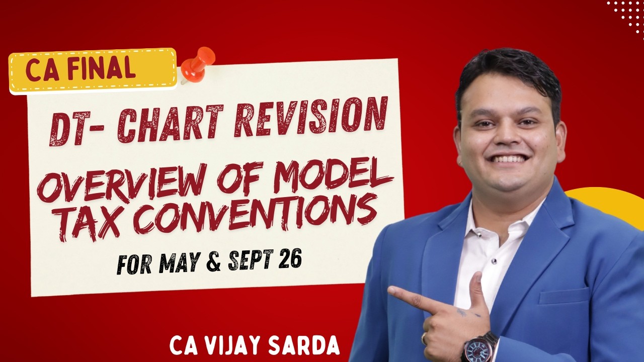 DT Revision | Overview of Model Tax Conventions (OMTC) | CA Final | May & Sept 26 | CA Vijay Sarda