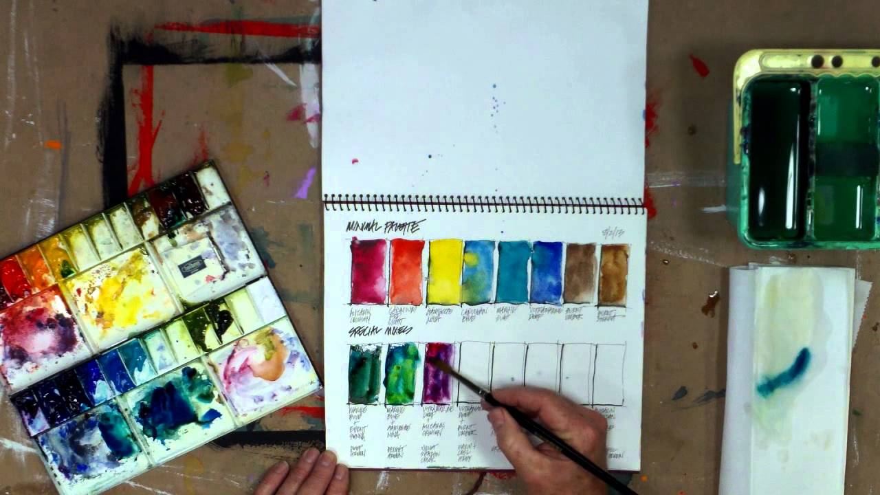 Joseph Stoddard - Minimalist Palette with Holbein Watercolor
