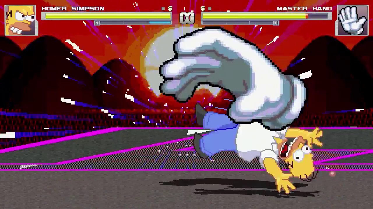 AN Mugen #103: Homer Simpson VS Master Hand