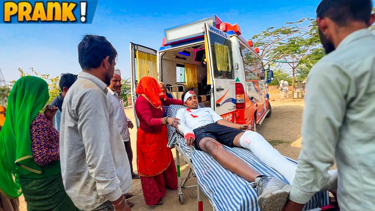 100% Real Accident PRANK on my family 😭 Sab rone lag gye