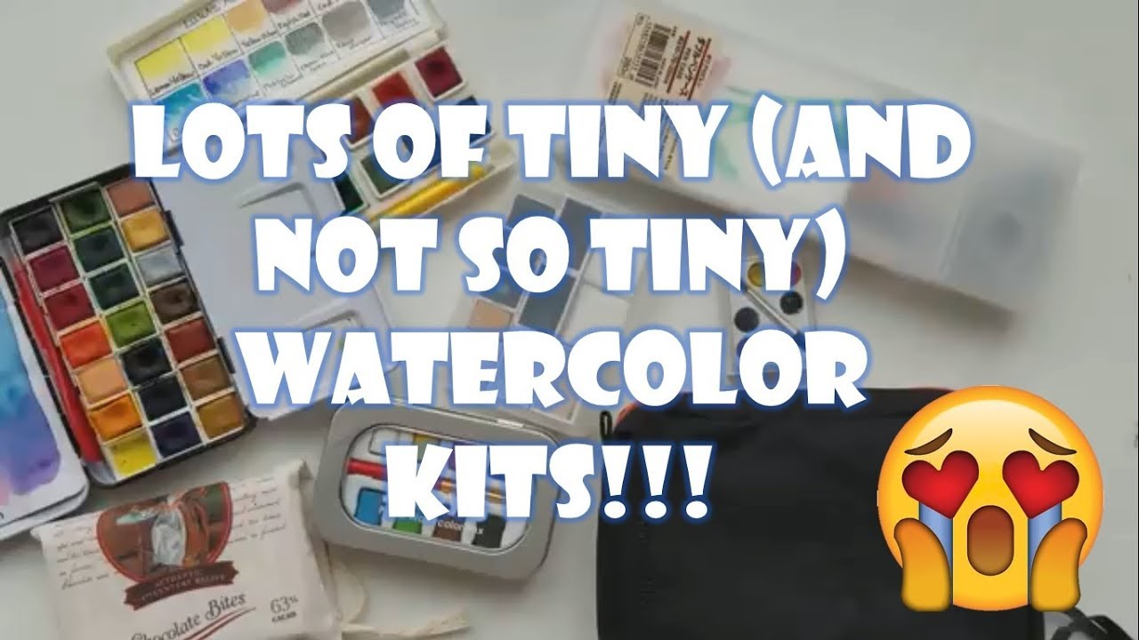 Tiny Travel Watercolor Pallet Extravaganza!!! ... and Ideas