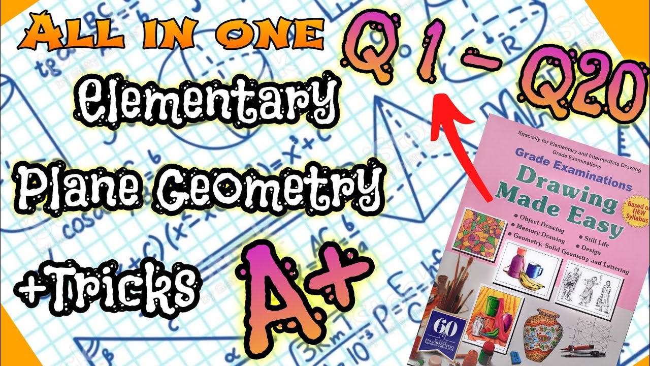 Elementry Geometry Concepts with Tricks | Elementary Plane Geometry from Q 1 - Q 20 One shot