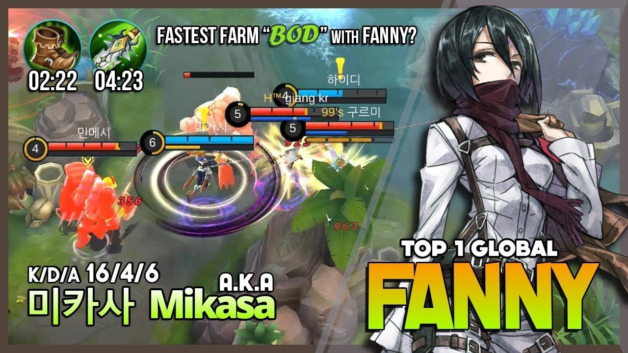 Mikasa Take Back His Throne! "Miss Me Guys?" 미카사 a.k.a Mikasa Top 1 Global Fanny ~ Mobile Legends