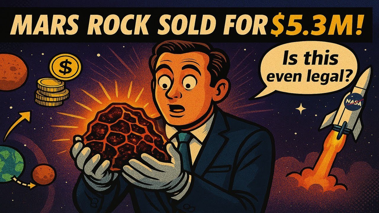 $5.3M Martian Rock Sold?! | World's Rarest Meteorite Auction🪐| Who Owns Space? 