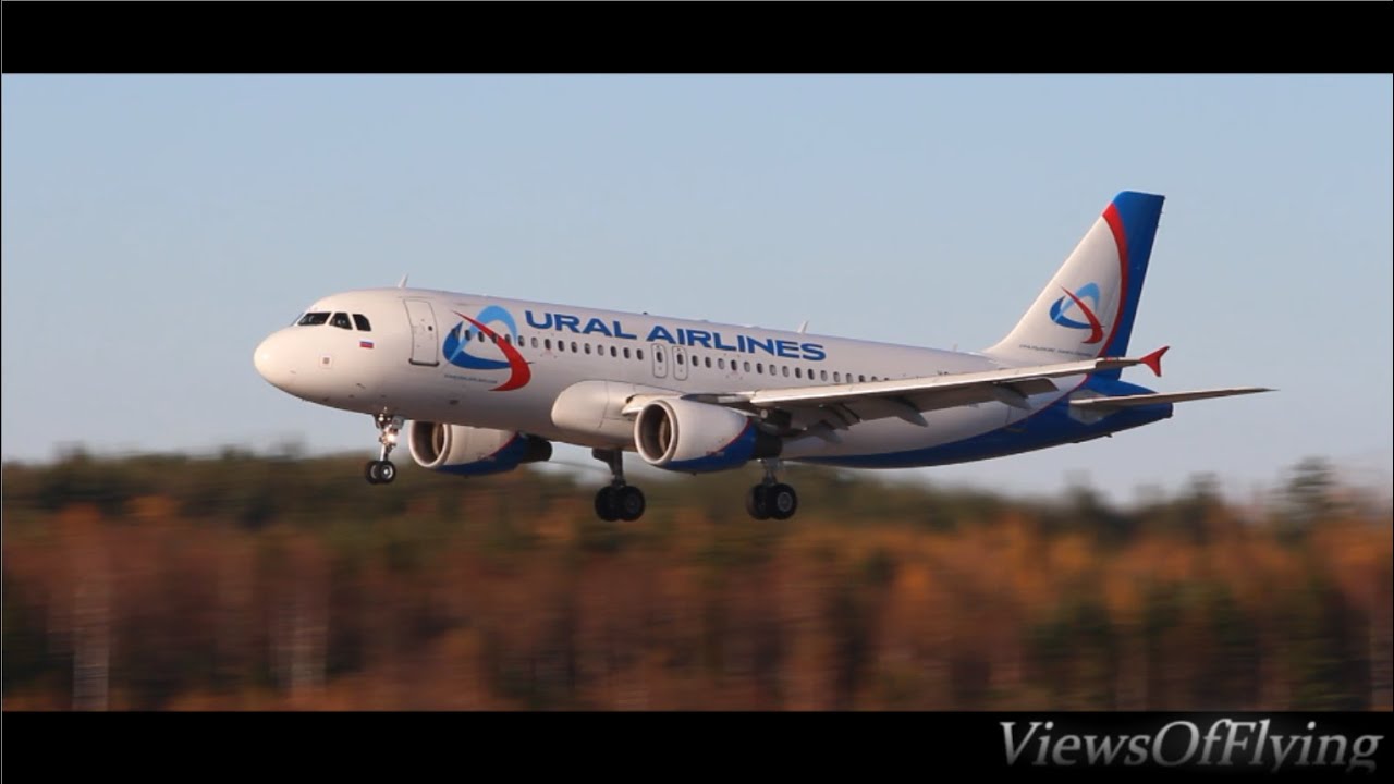 Go Around and Bouncy Landing with ATC! - Ural Airlines Airbus A320 at Helsinki Airport  [FullHD]