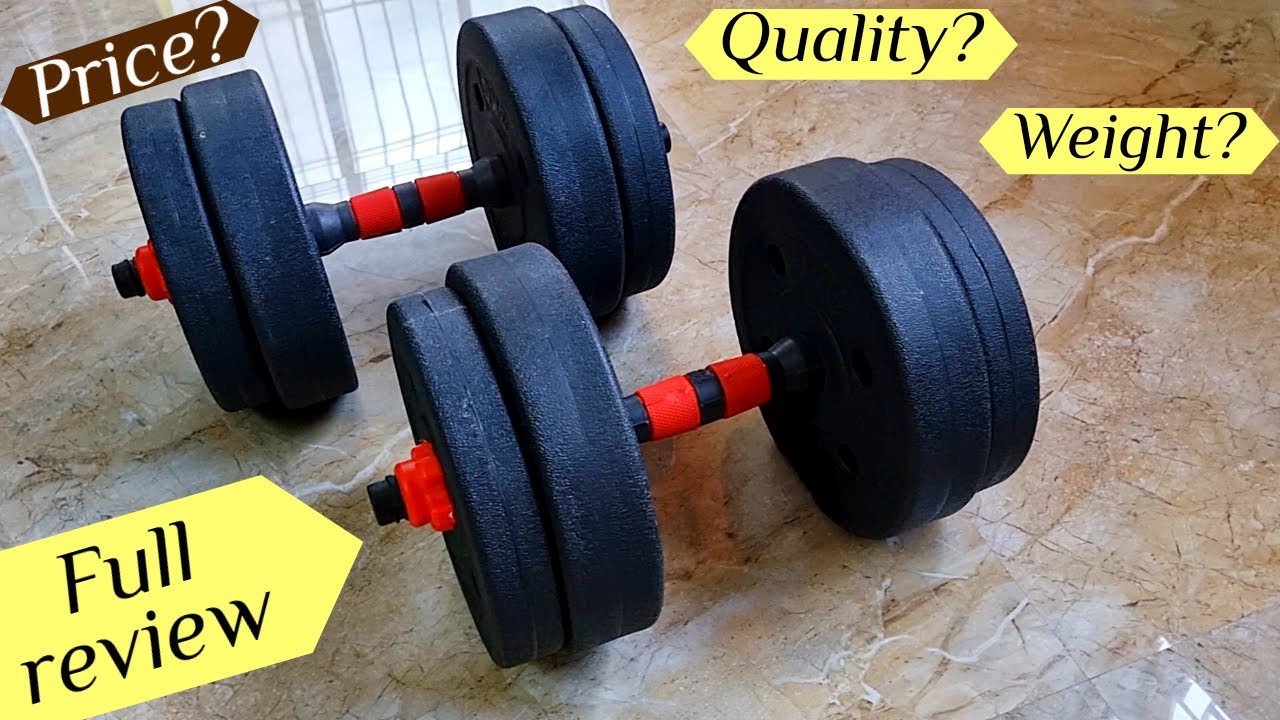 FitBox Sports Intruder 20 Kg Adjustable PVC Dumbbell Weights With Dumbbell Rods review