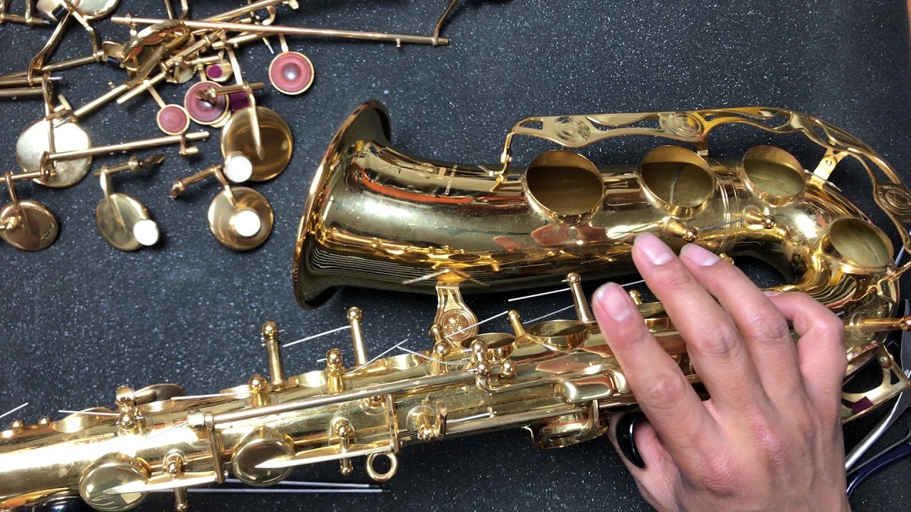 색소폰분해 하기 1편 - saxophone disassemble yas-275