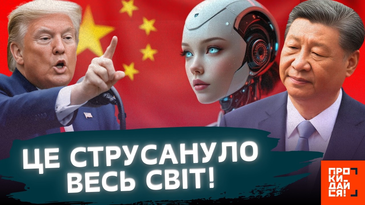 СТАЛОСЬ непередбачуване! Ви гляньте ЩО РОБИТЬСЯ із КИТАЙСЬКИМ ШІ. Чи буде ВІДПОВІДЬ США?