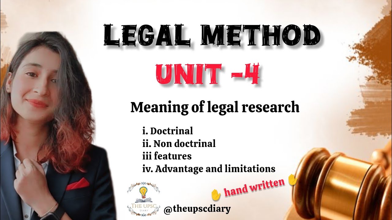 Legal method | ggsipu|meaning of legal research   |doctrinal and non doctrinal research l