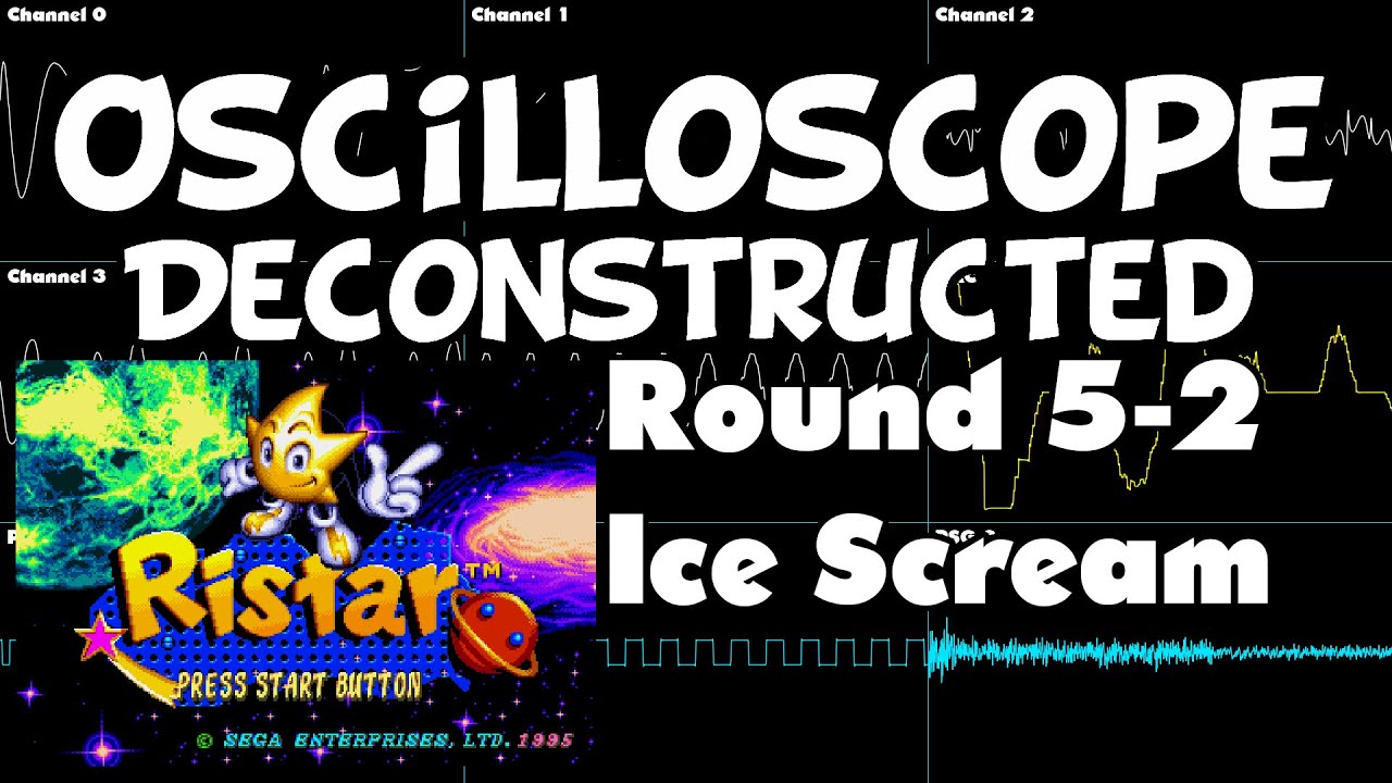 Ristar - Ice Scream - Oscilloscope Deconstruction