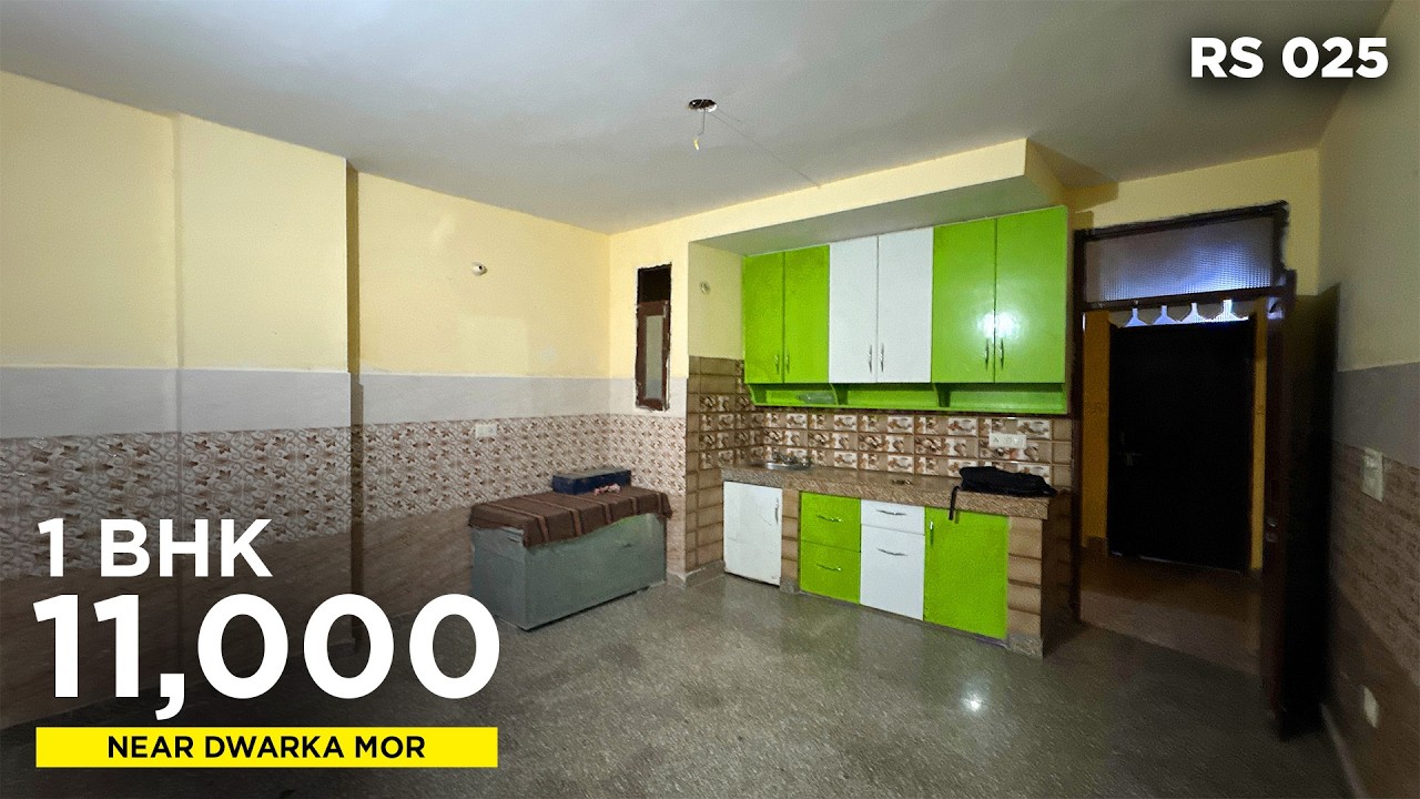 1 BHK Flat for Rent in ₹11,000 Near Dwarka Sector 3, 4 & 5 | Bike Parking | RS 025