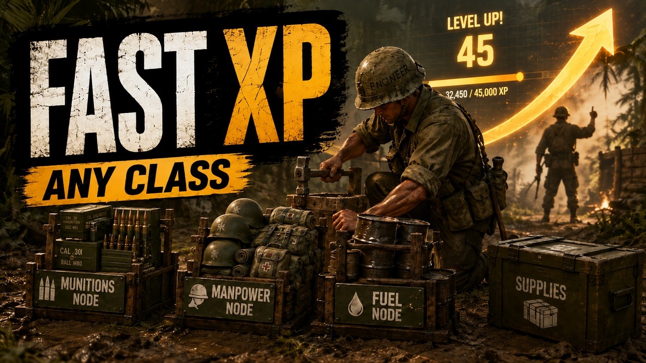 Level Up Any Class FAST in Hell Let Loose Vietnam