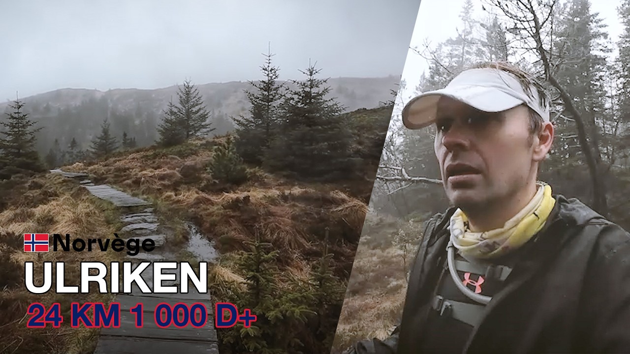 Trail Norvège : étape 1 Ulriken - 24 km 1000 D+