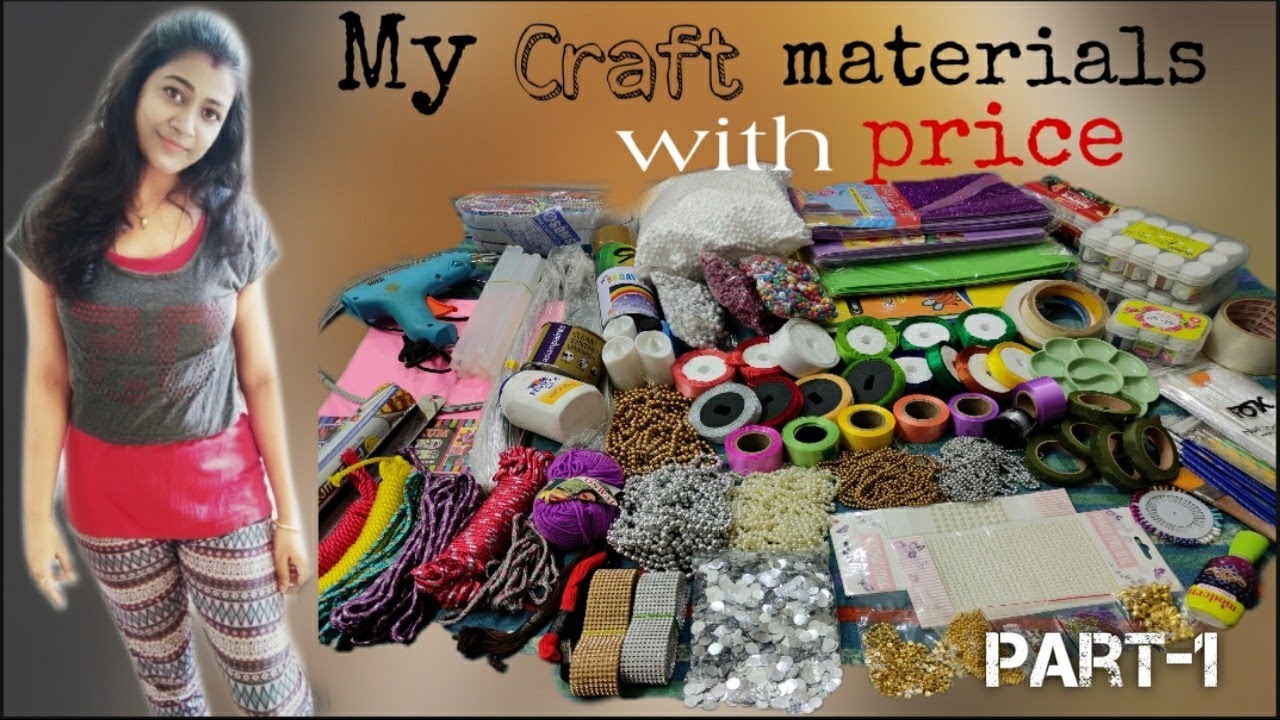 Craft materials with price | My art and craft materials with price | craft stationary items