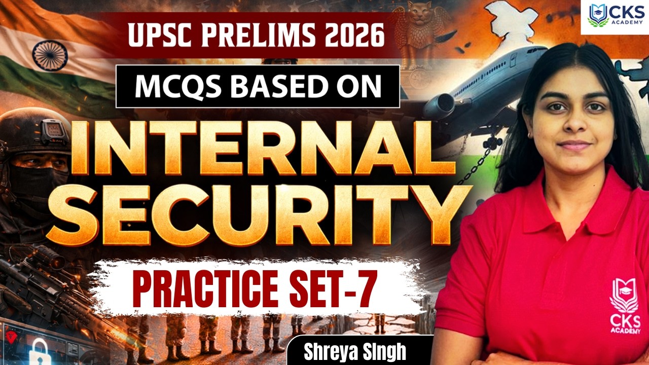 MCQs Based On Environment & Ecology | Practice Set - 7 | UPSC Prelims 2026 | Shreya Mam.