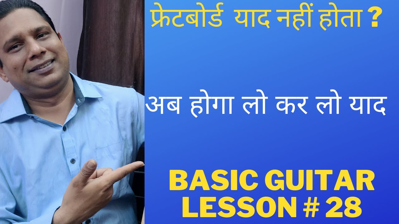 Beginner Guitar Lesson # 28 || Memorize Your Fretboard In 10 Minutes ||