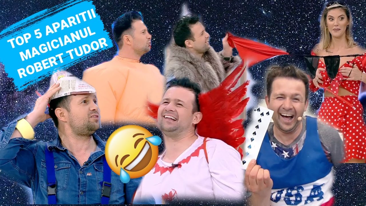 TOP 5 😂😂 RAZI CU LACRIMI CU  MAGICIANUL ROBERT TUDOR