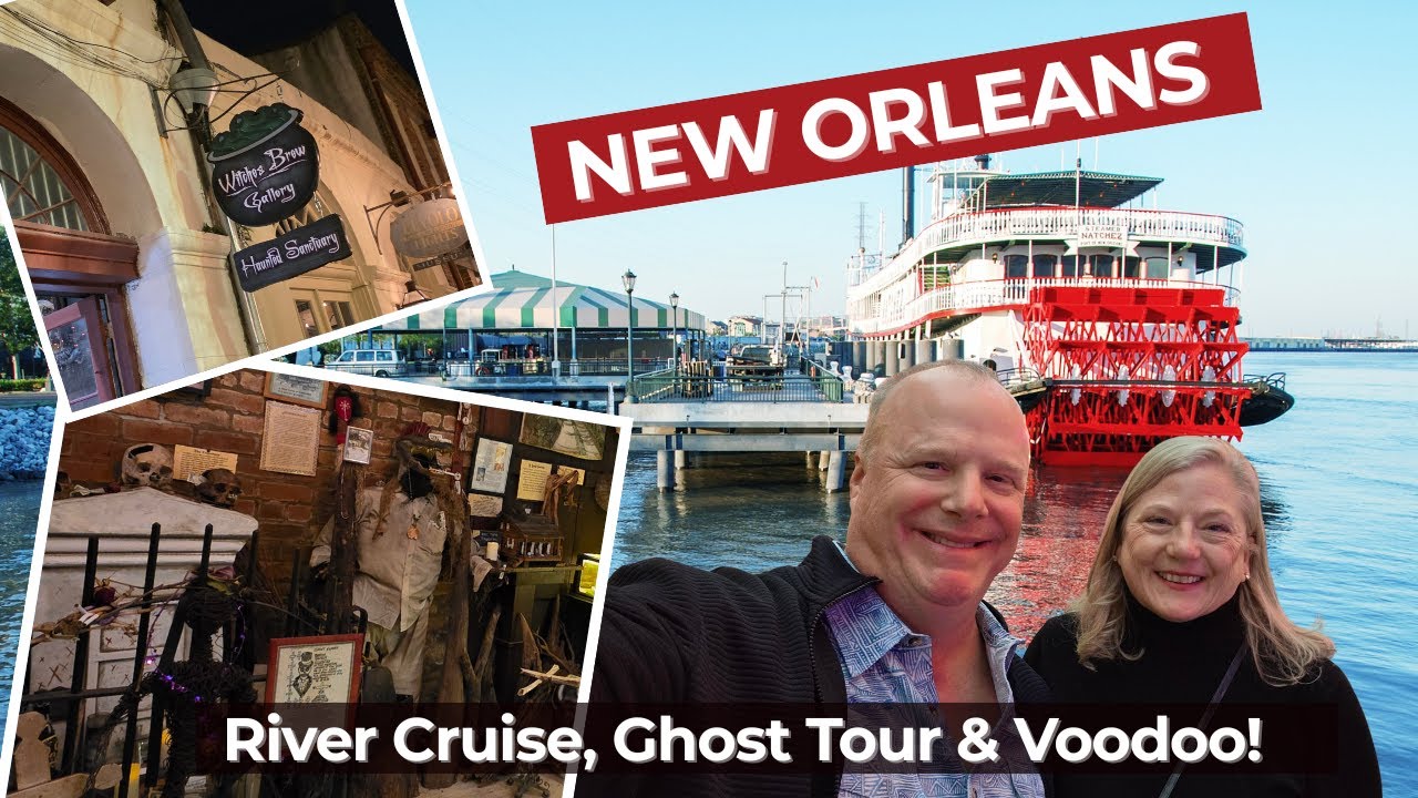 Exploring New Orleans | River Cruise, Ghost Tours, Live Music & Iconic Food | Boating Journey