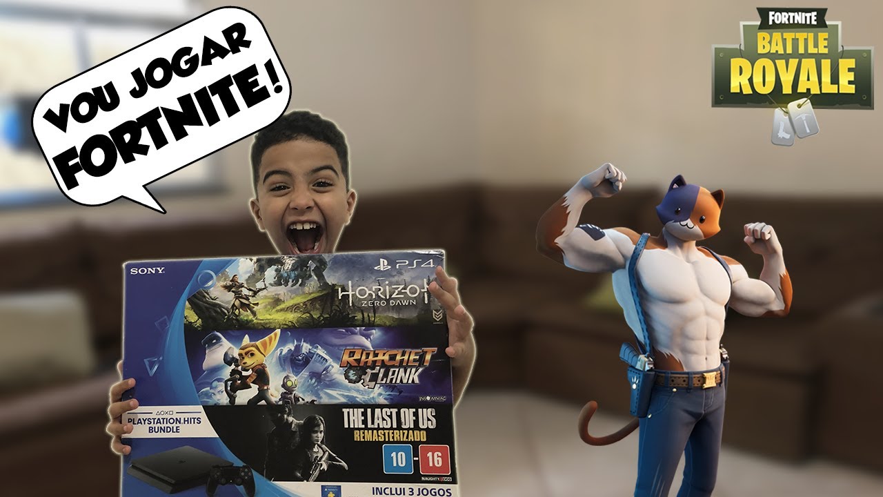 VEJA A REAÇÃO DO MEU PRIMO AO GANHAR UM PS4 DE ANIVERSÁRIO
