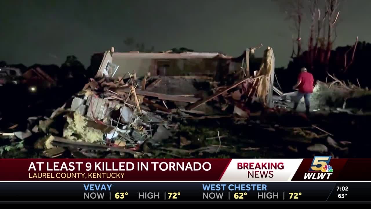 Death toll climbs after tornadoes hit Kentucky